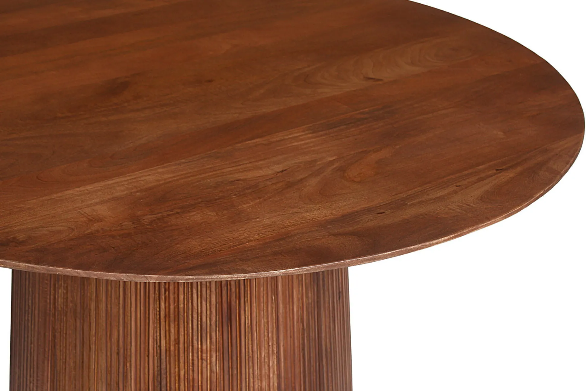 Eetkamertafel River Rond Lichtbruin 130 cm