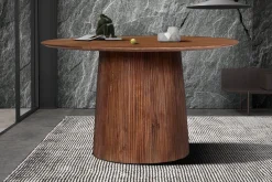 Eetkamertafel River Rond Lichtbruin 130 cm