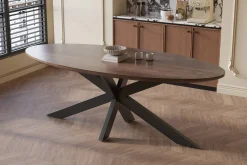 Eetkamertafel Turijn Bruin Ovaal 220 cm