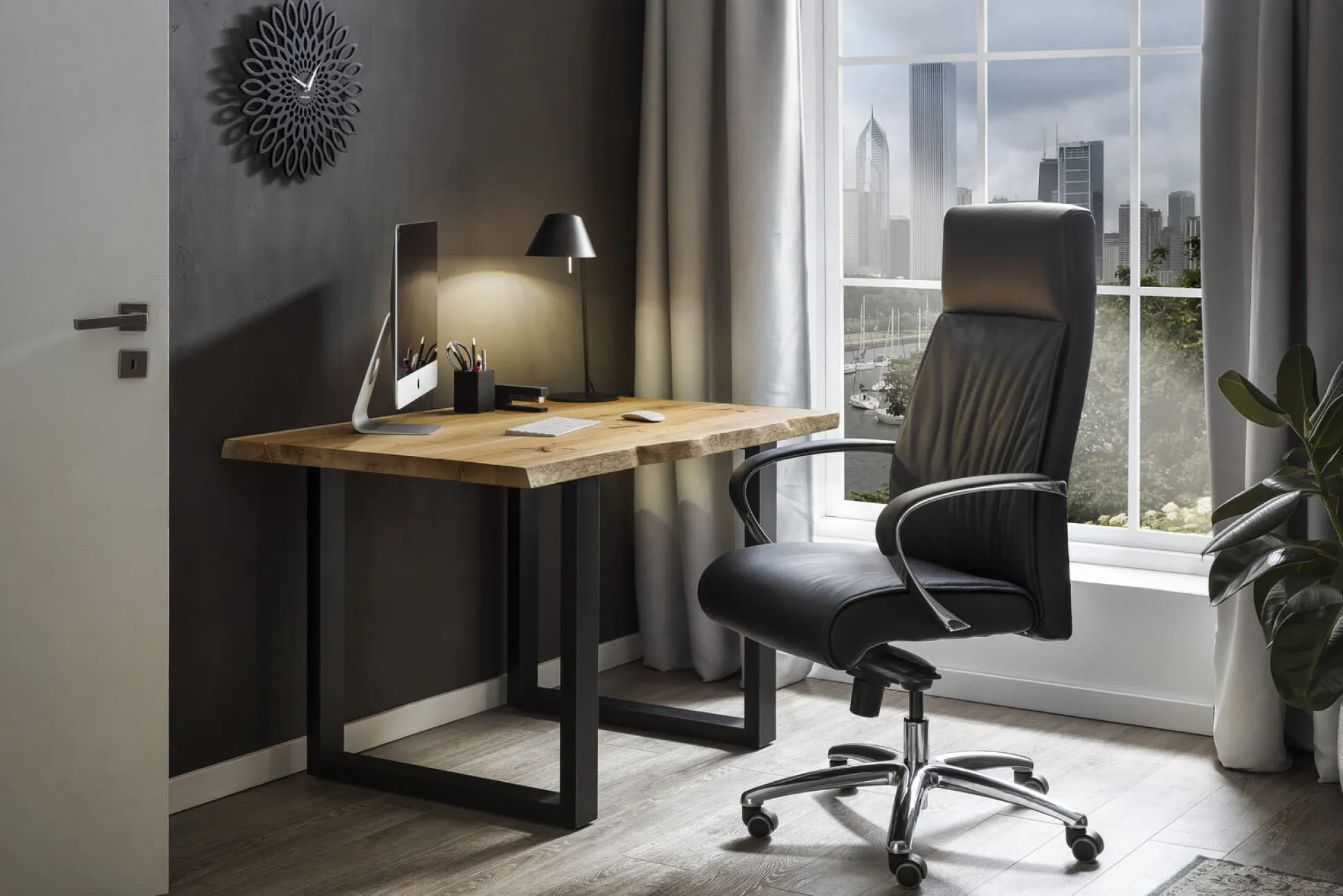 Eetkamertafel Zack Eiken 140x80cm