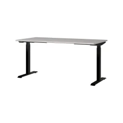 Elektrisch zit-sta Bureau Galileo Kasjmier Zwart 160 cm