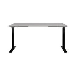 Elektrisch zit-sta Bureau Galileo Kasjmier Zwart 160 cm