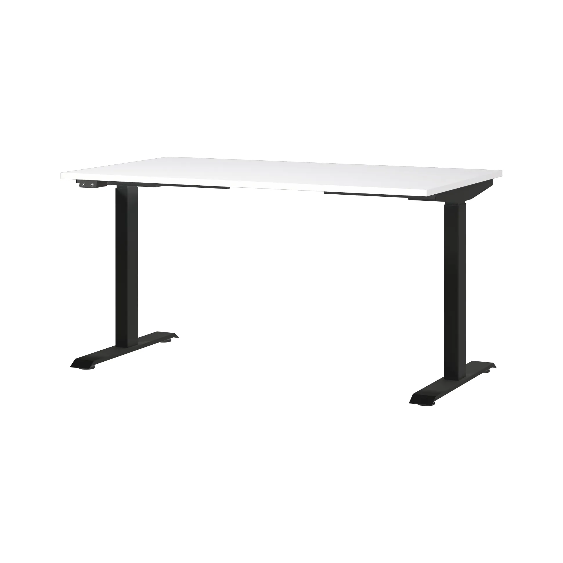 Elektrisch zit-sta Bureau Galileo Wit Zwart 140 cm