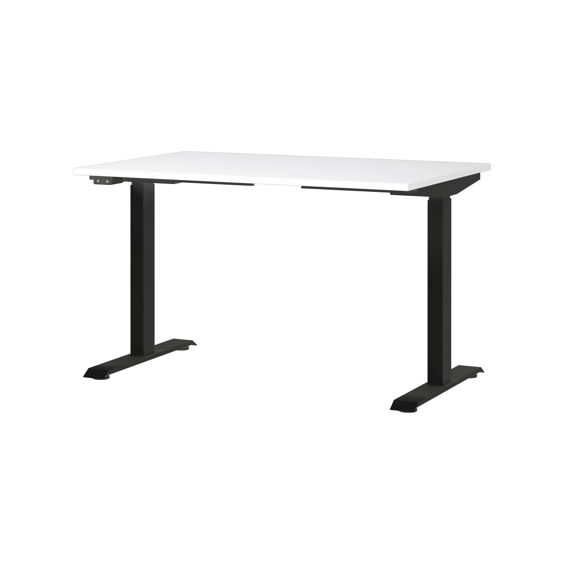 Elektrisch zit-sta Bureau Galileo Wit Zwart 120 cm
