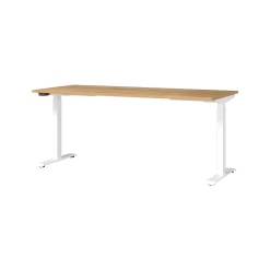 Elektrisch zit-sta Bureau Galileo Eiken Wit 180 cm