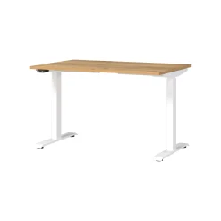 Elektrisch zit-sta Bureau Galileo Eiken Wit 120 cm