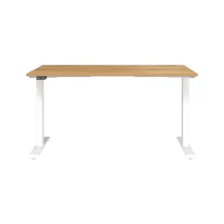 Elektrisch zit-sta Bureau Galileo Eiken Wit 140 cm