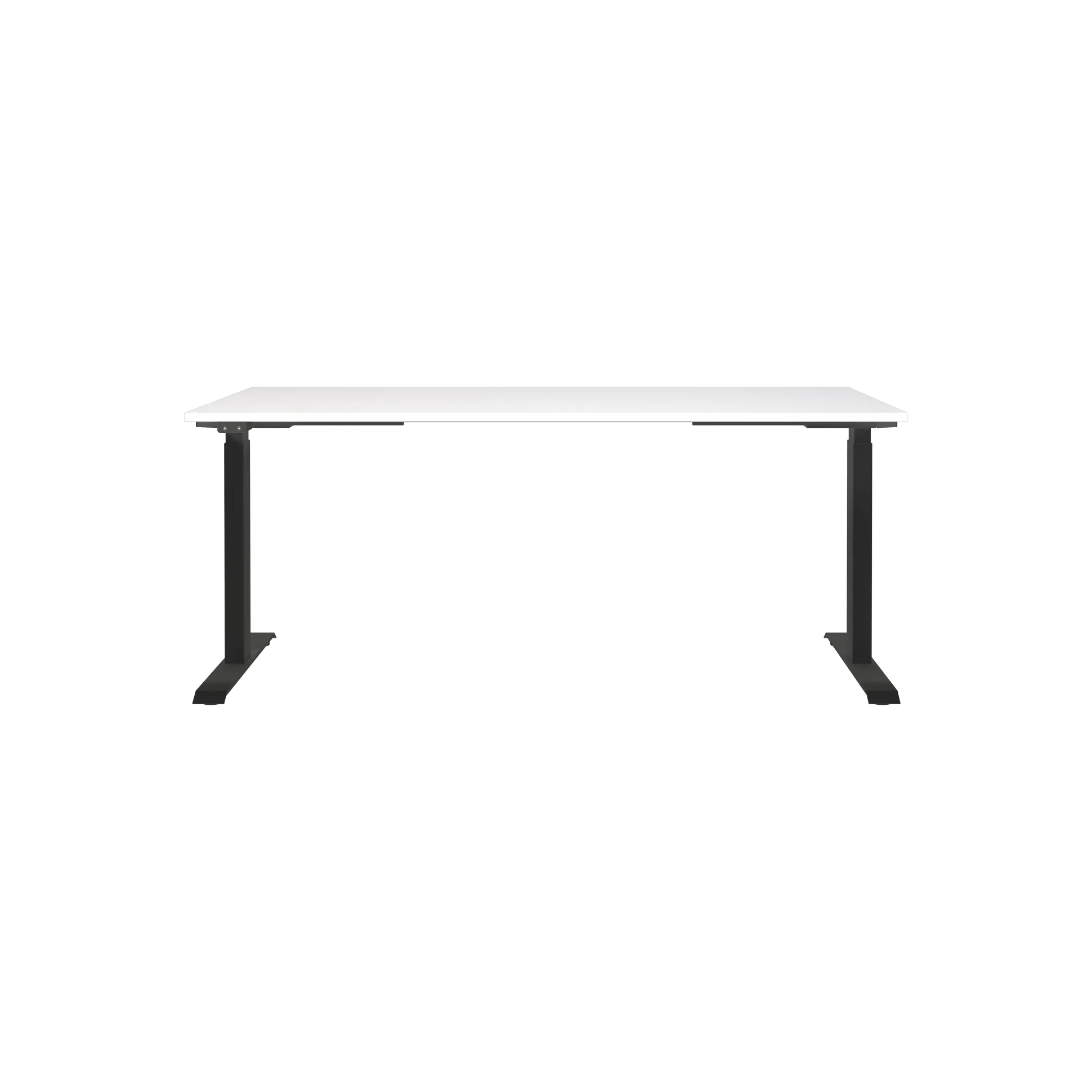 Elektrisch zit-sta Bureau Galileo Wit Zwart 180 cm