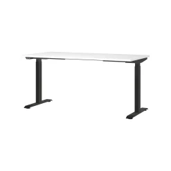 Elektrisch zit-sta Bureau Galileo Wit Zwart 160 cm