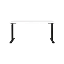 Elektrisch zit-sta Bureau Galileo Wit Zwart 160 cm