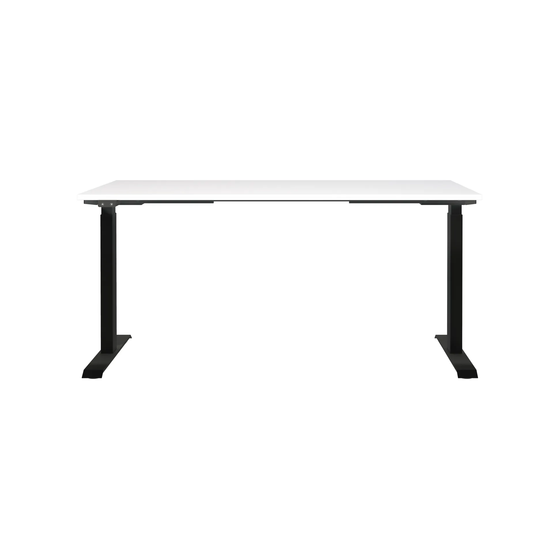 Elektrisch zit-sta Bureau Galileo Wit Zwart 160 cm