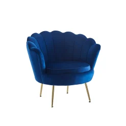Fauteuil Chanelle Velvet Donkerblauw
