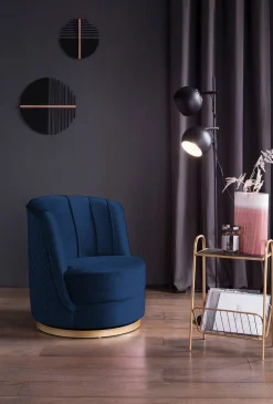 Fauteuil Feline Donkerblauw