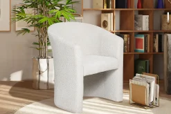 Fauteuil Steven Zand Bouclé