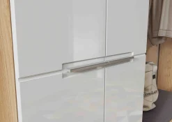 Garderobekast Elvas Eiken Wit