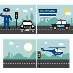 Gordijn Charlie Politie