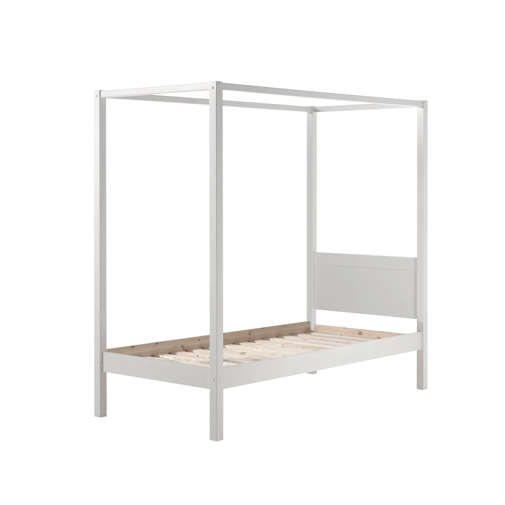 Hemelbed Charlie Wit 90×200 cm