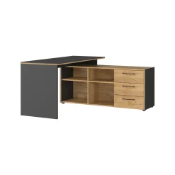 Hoekbureau Pytheas Grafiet Eiken