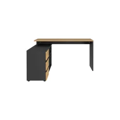 Hoekbureau Rio Grafiet Eiken