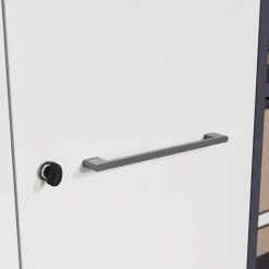 Hoge dichte kantoorkast Ergonoma Lichtgrijs