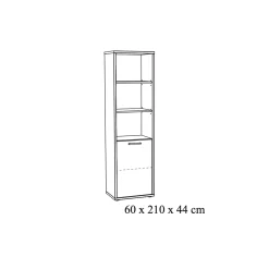 Hoge open kast Yumi Eiken