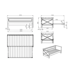 Kajuitbed Charlie Wit 1 – Uitschuifbaar