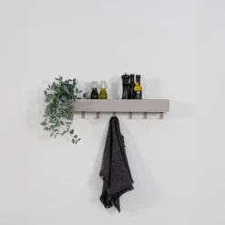 Kapstok Alfie Taupe 7-haaks