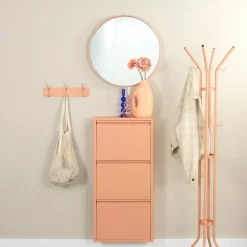 Kapstok Duncan Terracotta 3-haaks