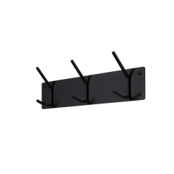 Kapstok Duncan Zwart 3-haaks