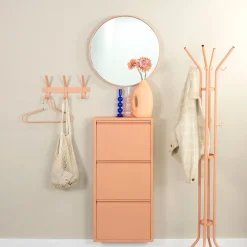 Kapstok Gilbert Terracotta 3-haaks