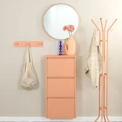 Kapstok Joe Terracotta 3-haaks