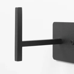 Kapstok Lux Zwart 3-haaks