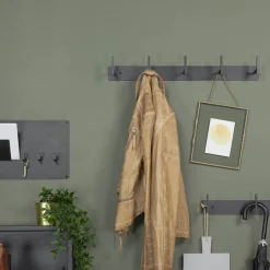 Kapstok Lux Zwart 3-haaks