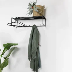 Kapstok Meadow Zwart 5-haaks