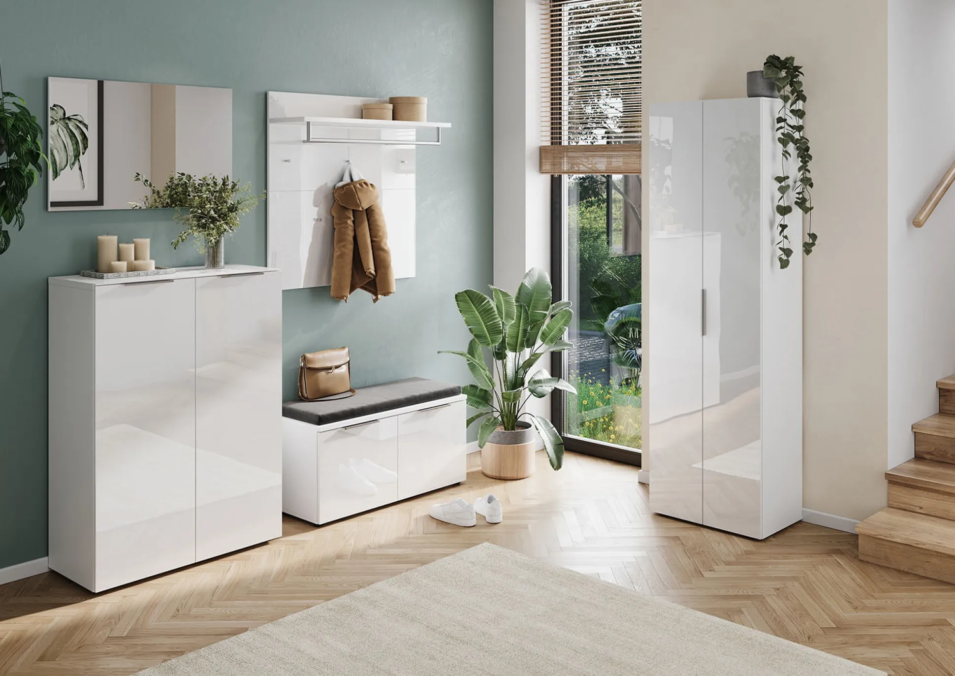 Kapstokpaneel Montreal Wit