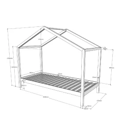 Kinderbed Bibi Wit 1