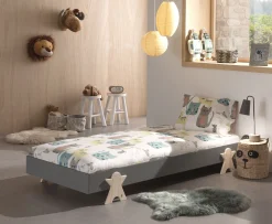 Kinderbed Nynke Grijs