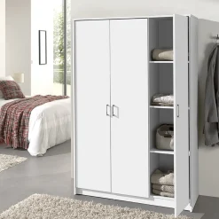 Kledingkast Loek Wit L