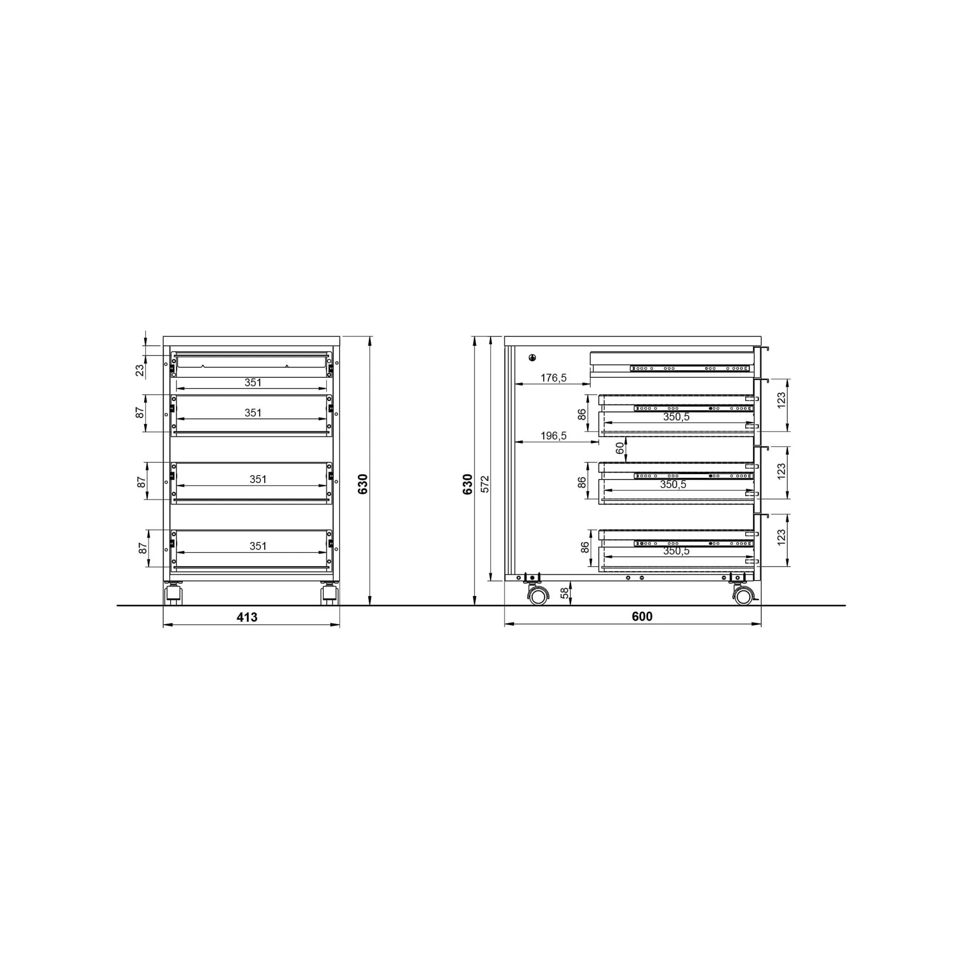 Ladeblok Galileo Groen