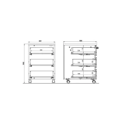 Ladeblok Rio Grafiet Eiken
