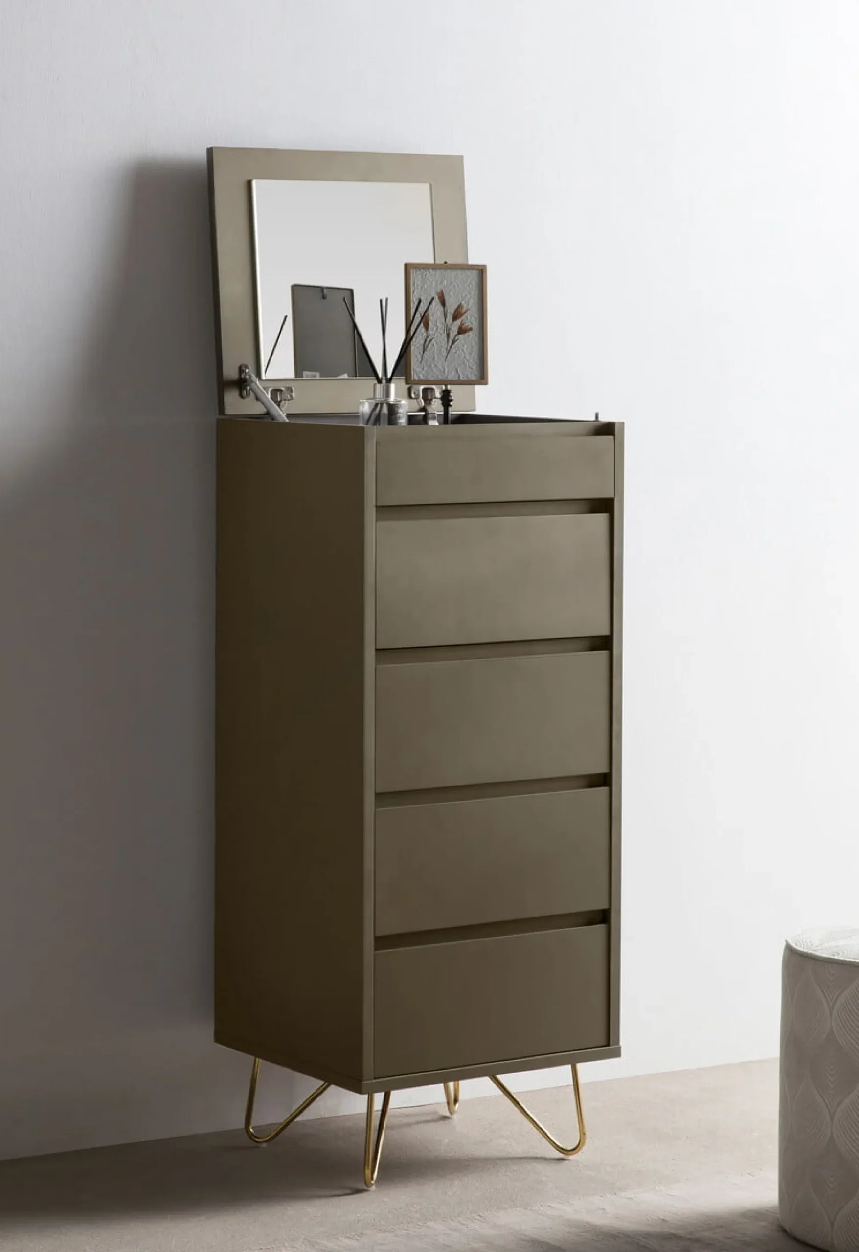 Ladekast Lucy Grijs 45 cm