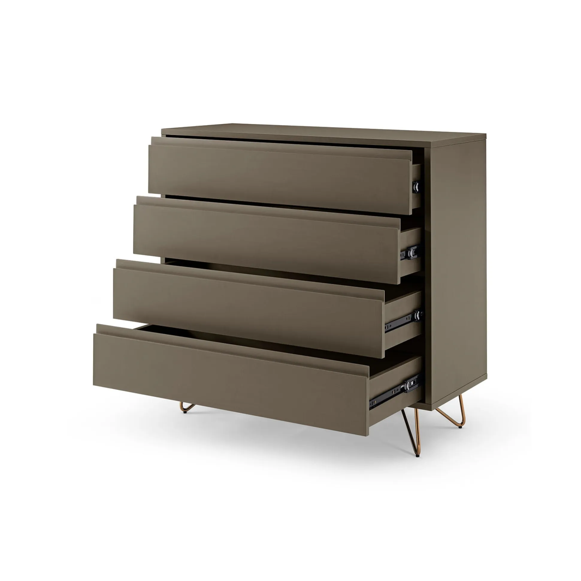 Ladekast Lucy Grijs 90 cm