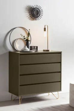 Ladekast Lucy Grijs 90 cm