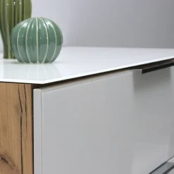 Ladekast Sirmione Wit-Eiken