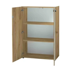 Lage dichte kantoorkast Destin Eiken