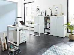 Lage dichte kantoorkast Destin Wit