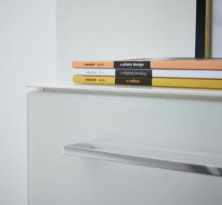 Lage dichte kantoorkast Destin Wit