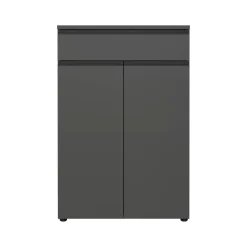 Lage opbergkast Chicago Grafiet 120 cm