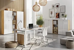 Lage open kantoorkast Destin Eiken