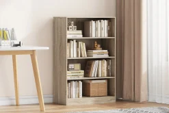 Lage open kast Edwin Sonoma 72x36x110 cm